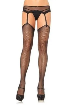 2257L      Classic Fishnet Thigh High Stockings - LAST CHANCE - Final Closeout!