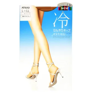 Astigu (Cool Texture) Cool Texture Lasting Pantyhose For Summer (Nudie Beige)(433) L-Ll