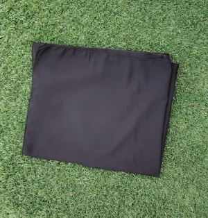 Black Solid Scarf