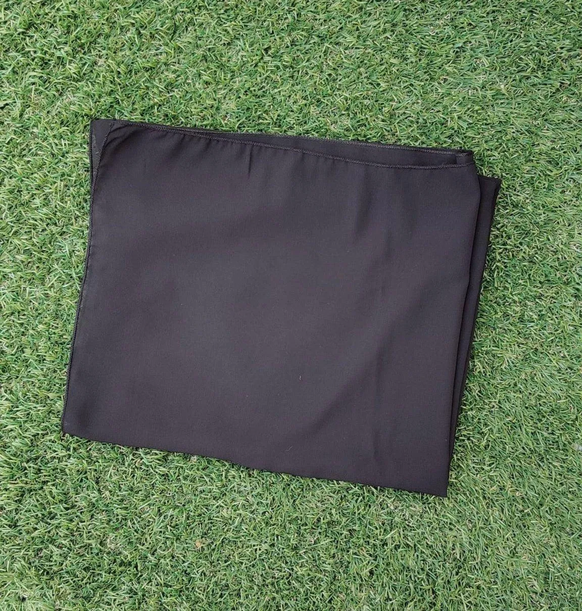 Black Solid Scarf