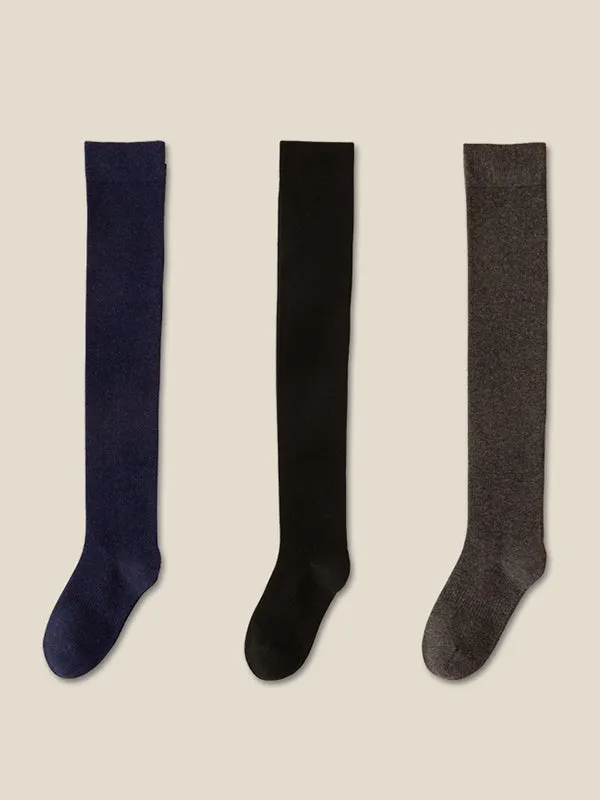 Casual Skinny Leg Skinny Solid Color Stockings Accessories