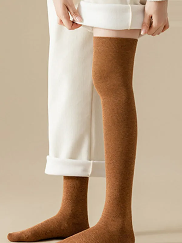Casual Skinny Leg Skinny Solid Color Stockings Accessories