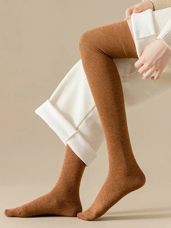 Casual Skinny Leg Skinny Solid Color Stockings Accessories