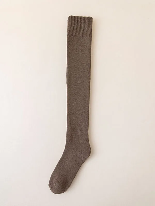 Casual Skinny Leg Skinny Solid Color Stockings Accessories
