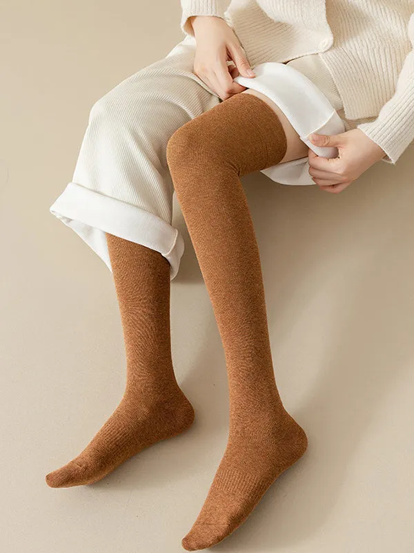 Casual Skinny Leg Skinny Solid Color Stockings Accessories