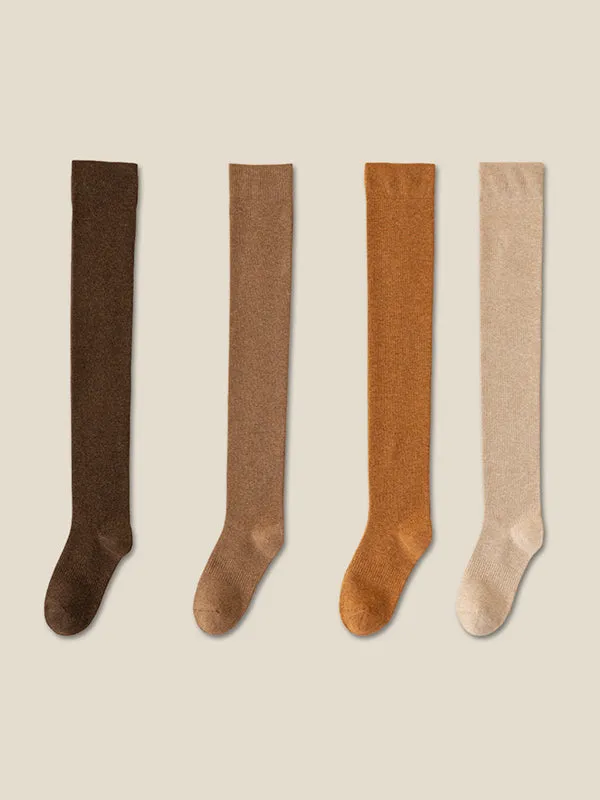 Casual Skinny Leg Skinny Solid Color Stockings Accessories