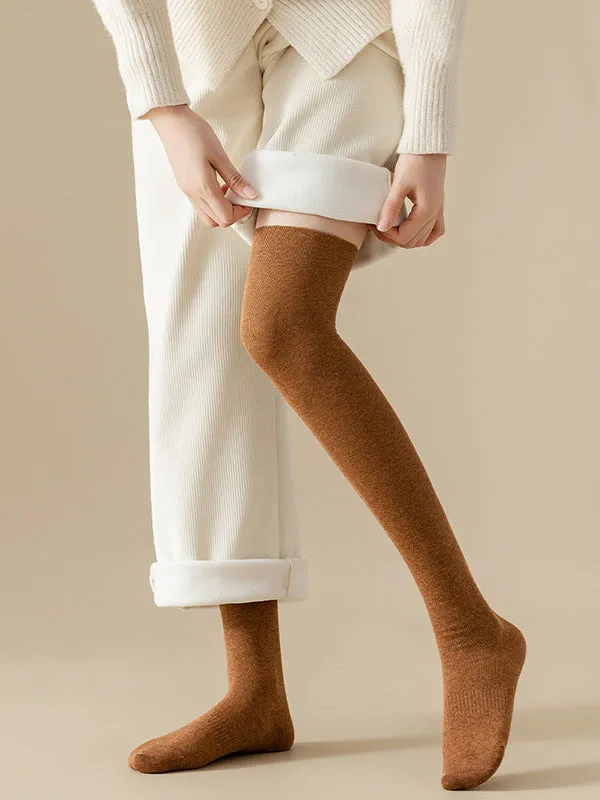 Casual Skinny Leg Skinny Solid Color Stockings Accessories