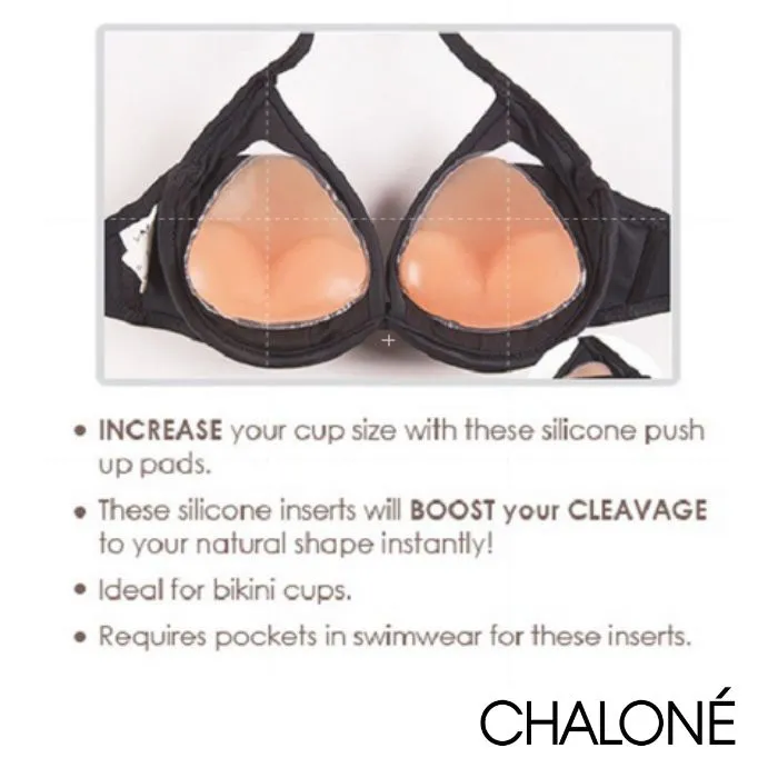 Chalone Silicone Push Up Inserts for Bikini