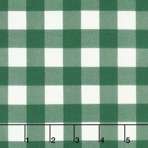 Christmas Traditions - Plaid Dark Green Yardage