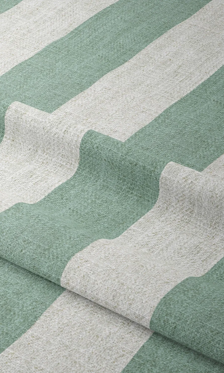 'Claremont' Modern Striped Print Shades (Egg Blue/ White)