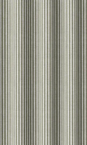 'Crowd Work' Striped Print Roman Shades (Olive Green/ White)