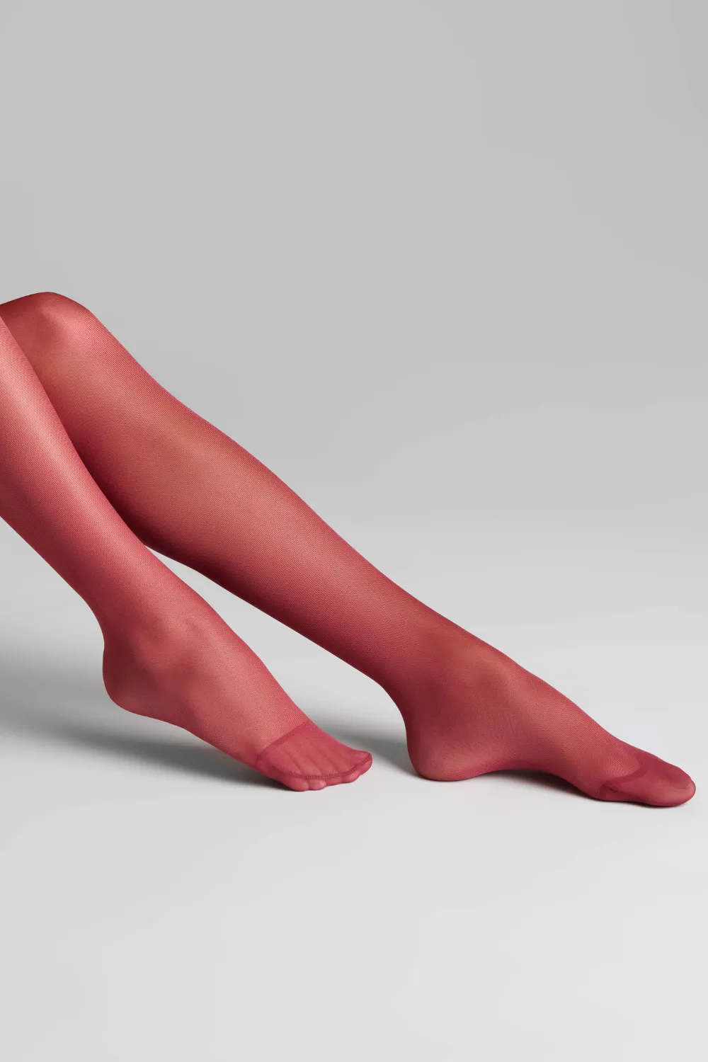 Cut & Curled Stockings 20 Denier - Burgundy