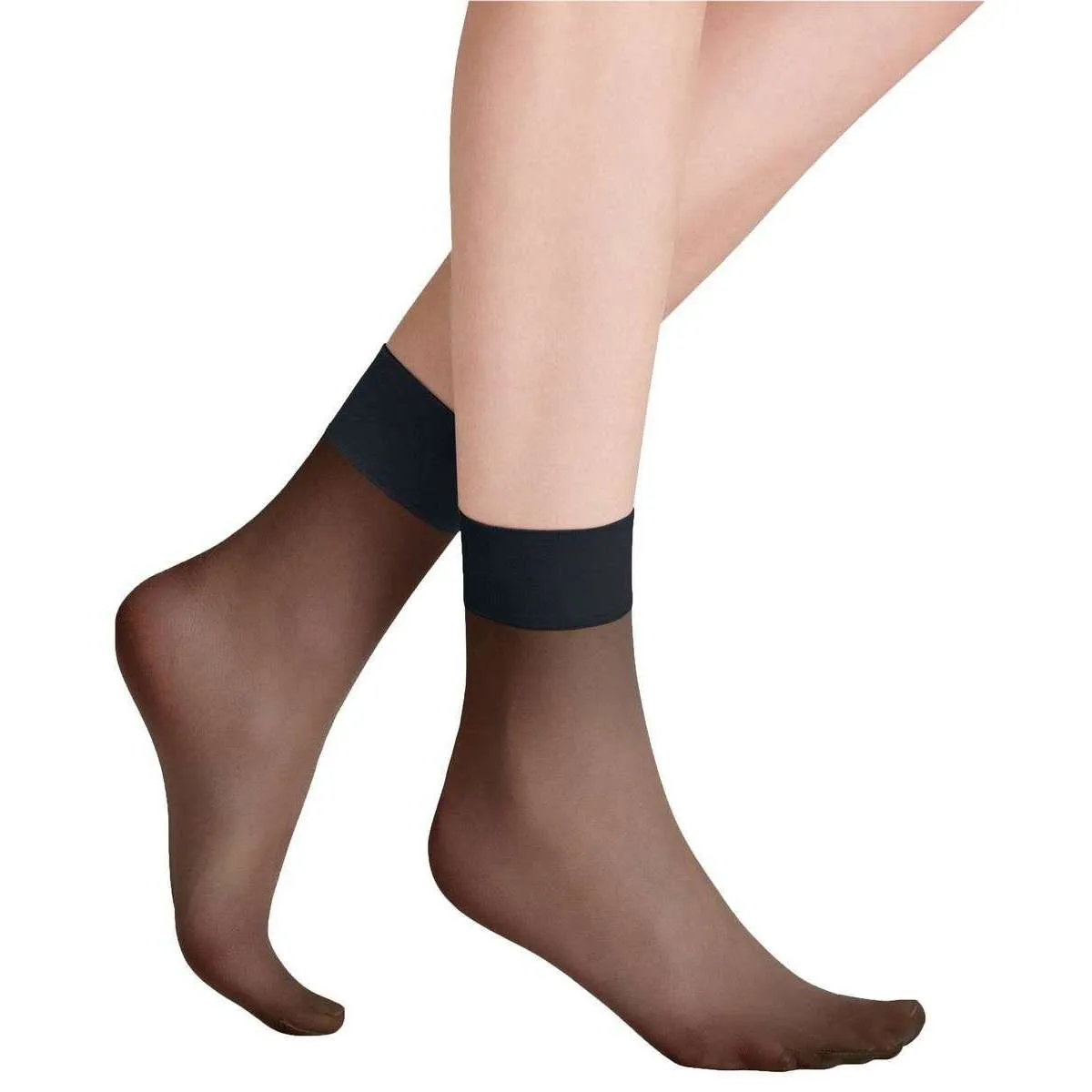 Falke Pure Matt 20 Denier Anklets - Marine Navy