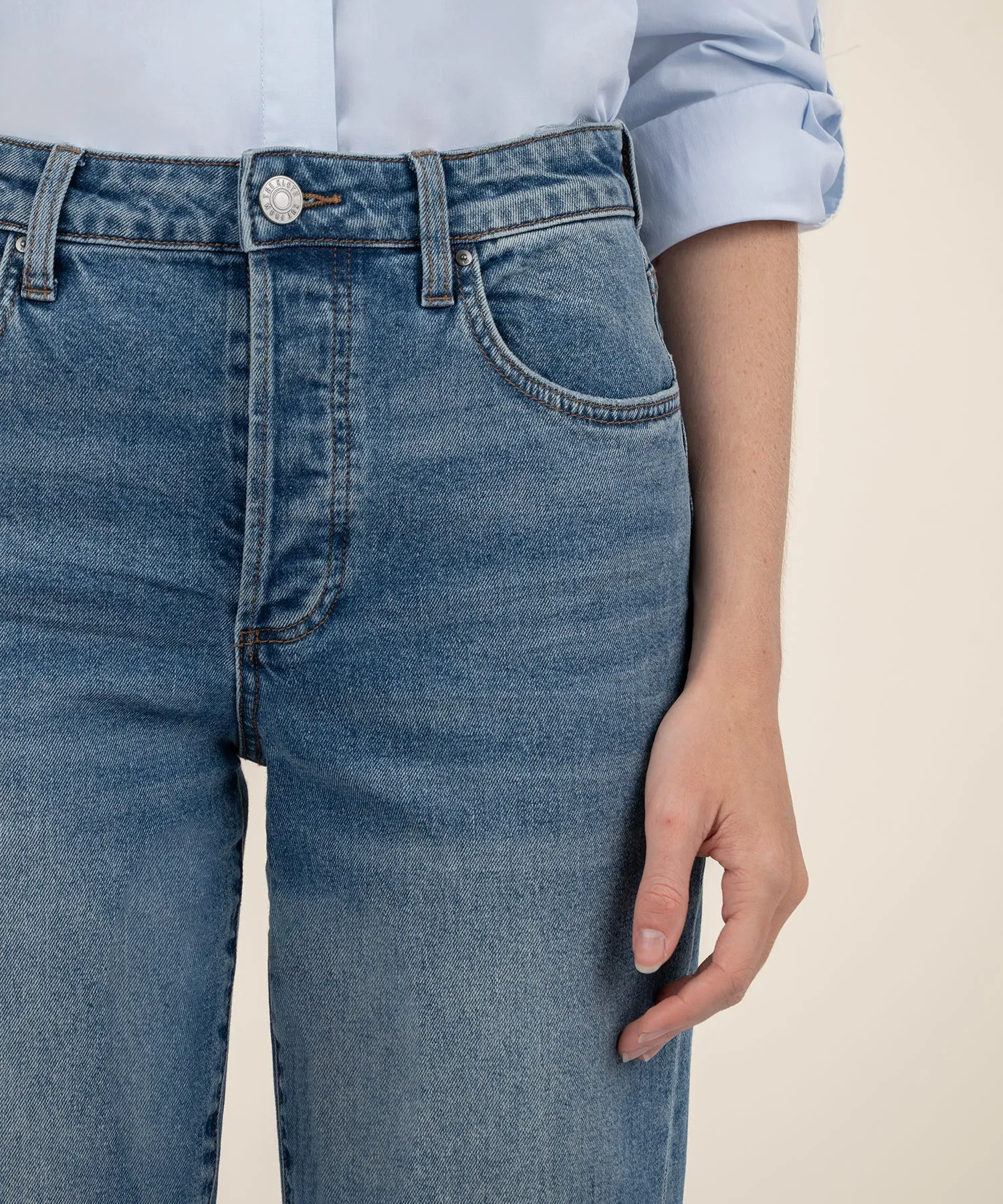 Fay High Rise Ankle Straight Leg