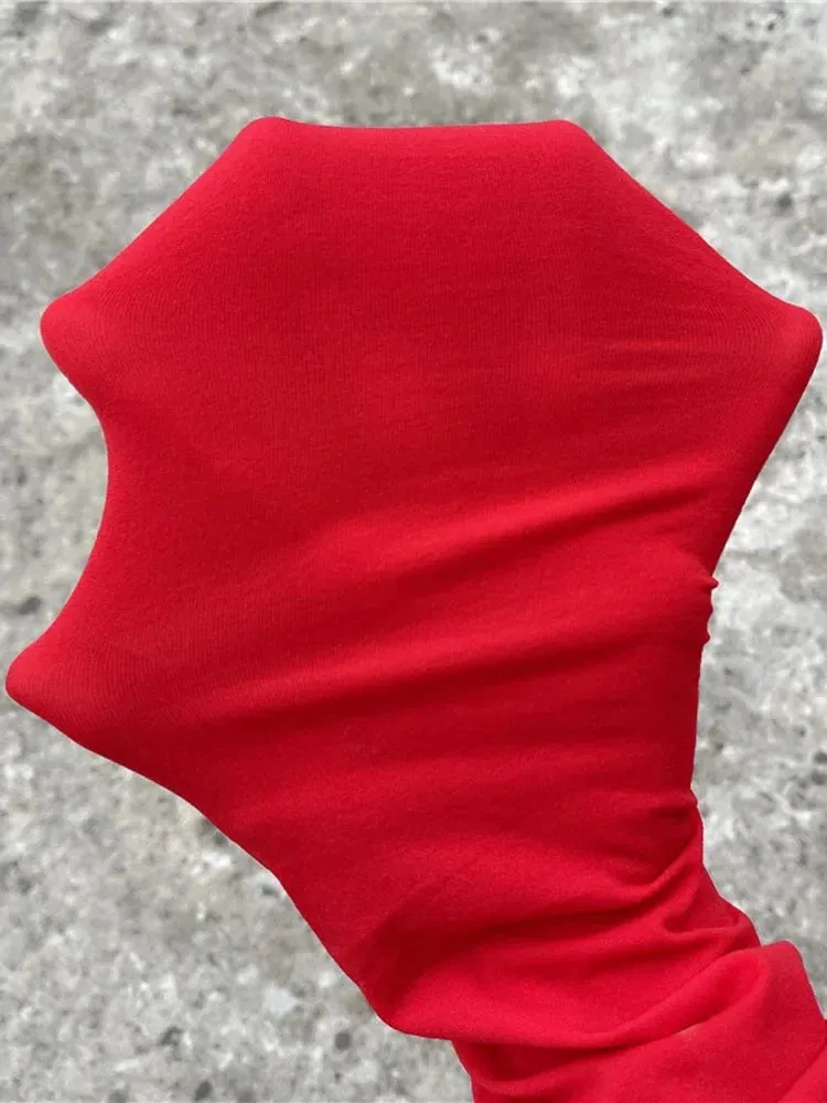 Fire Red Stockings - Sheer or Opaque