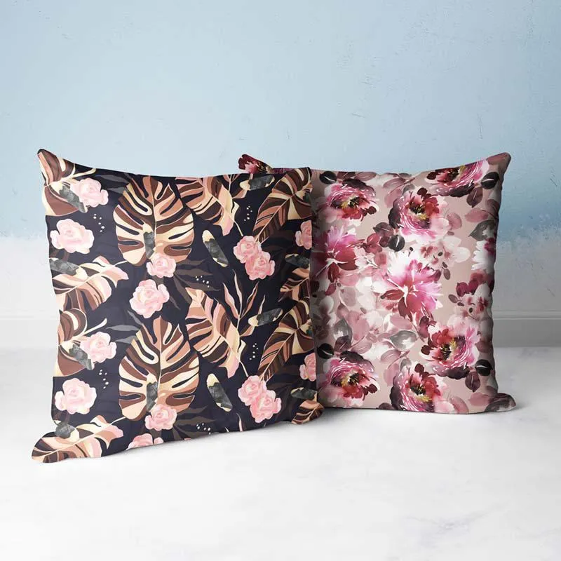 Gardenia Gala Cushion Cover - Set of Two