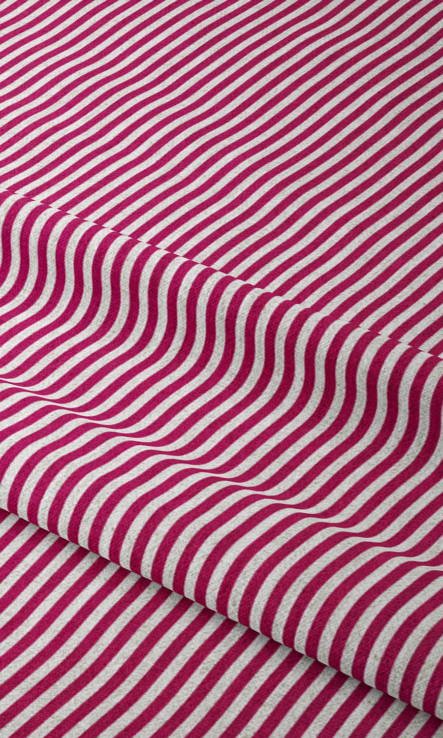 'Gift Box' Custom Striped Window Roman Blinds (Magenta Pink)