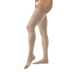 Jobst Opaque Open Toe Thigh Highs w/ Silicone Dot Band 30-40 mmHg