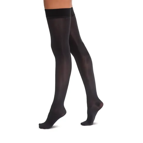 Jobst Opaque Thigh Highs w/Silicone Dot Band 15-20 mmHg