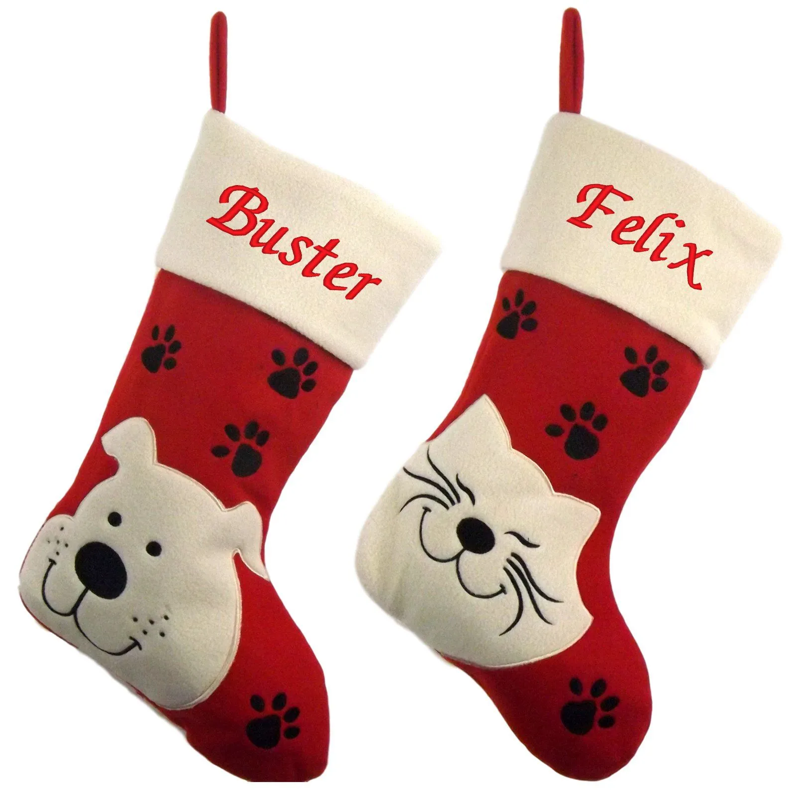 Luxury Deluxe Personalised Pet Christmas Stocking | Dog or Cat Stockings for Christmas
