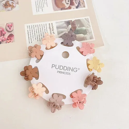 Mini Cute Oatmeal Color Clip Hyuna Style Solid Color Hair Clip Does