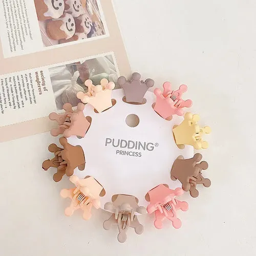 Mini Cute Oatmeal Color Clip Hyuna Style Solid Color Hair Clip Does