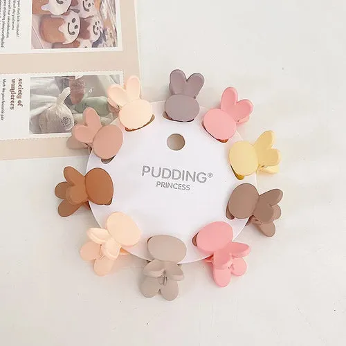 Mini Cute Oatmeal Color Clip Hyuna Style Solid Color Hair Clip Does