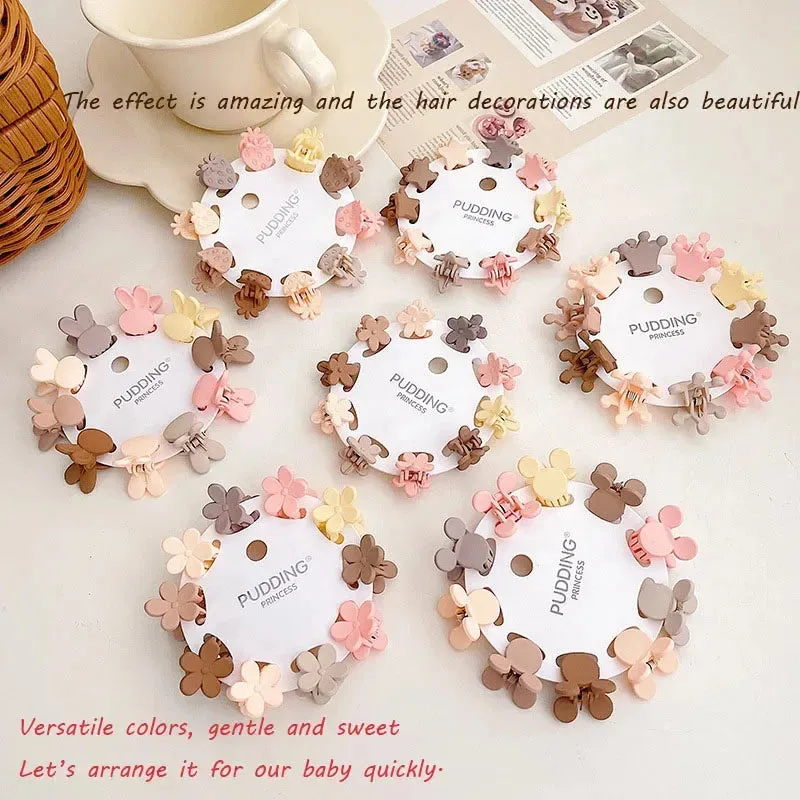 Mini Cute Oatmeal Color Clip Hyuna Style Solid Color Hair Clip Does