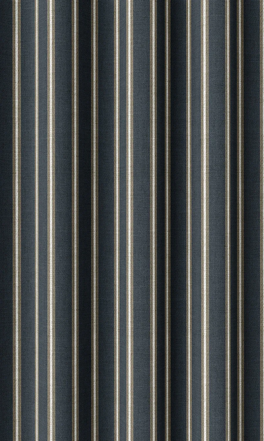 'Niagara Sea' Modern Striped Print Shades (Navy Blue/ Brown)