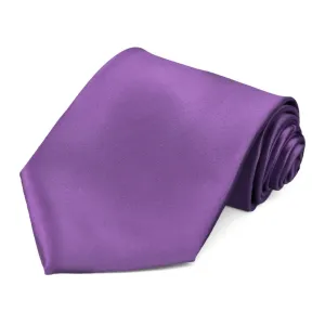 Perfectly Purple Solid Color Necktie