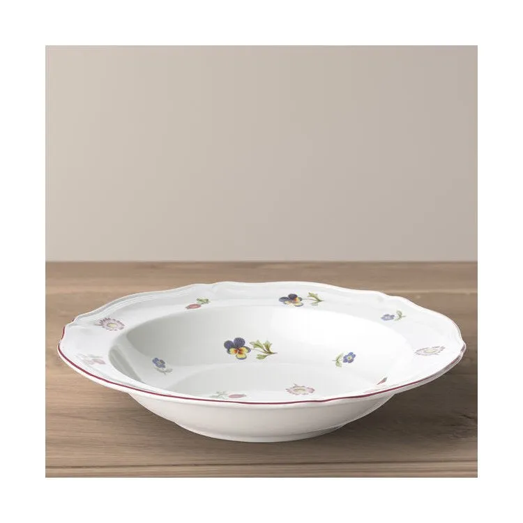 Petite Fleur Rim Cereal Bowl