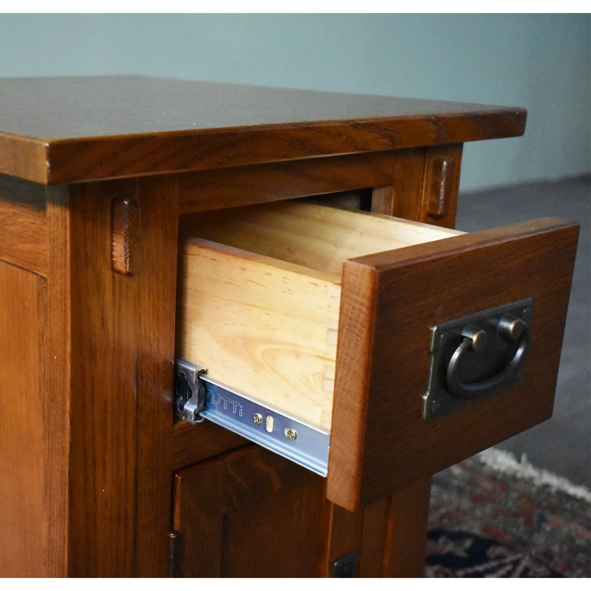 Preorder Mission Tapered Leg Narrow Nightstand