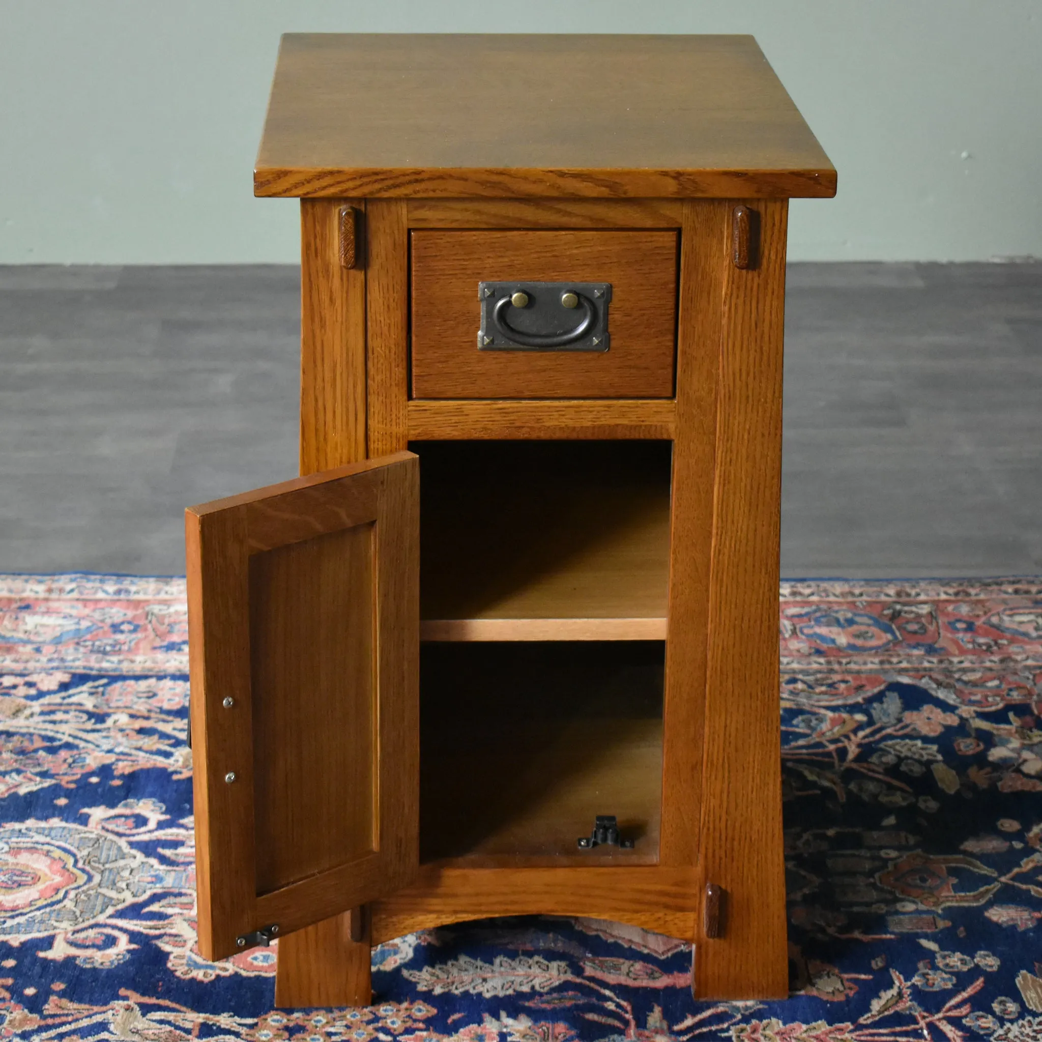 Preorder Mission Tapered Leg Narrow Nightstand