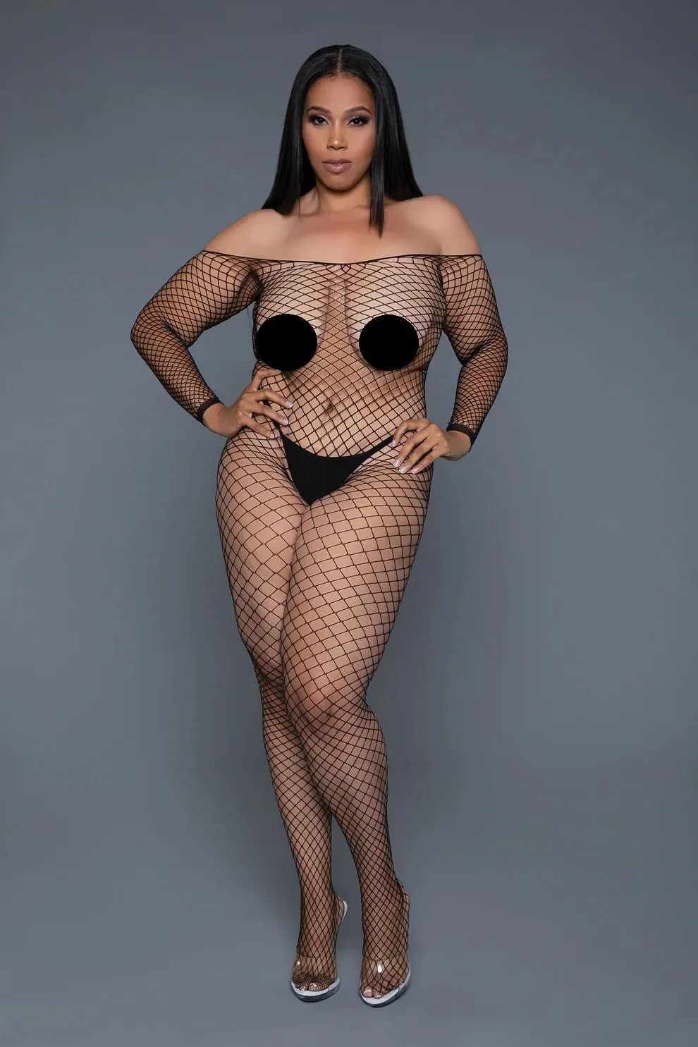 Queen Catch Me Fishnet Body Stocking