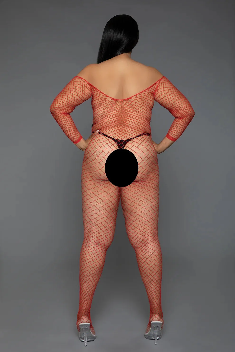 Queen Catch Me Fishnet Body Stocking