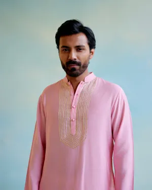 Rosy Glow Chanderi
Gota Lace Kurta