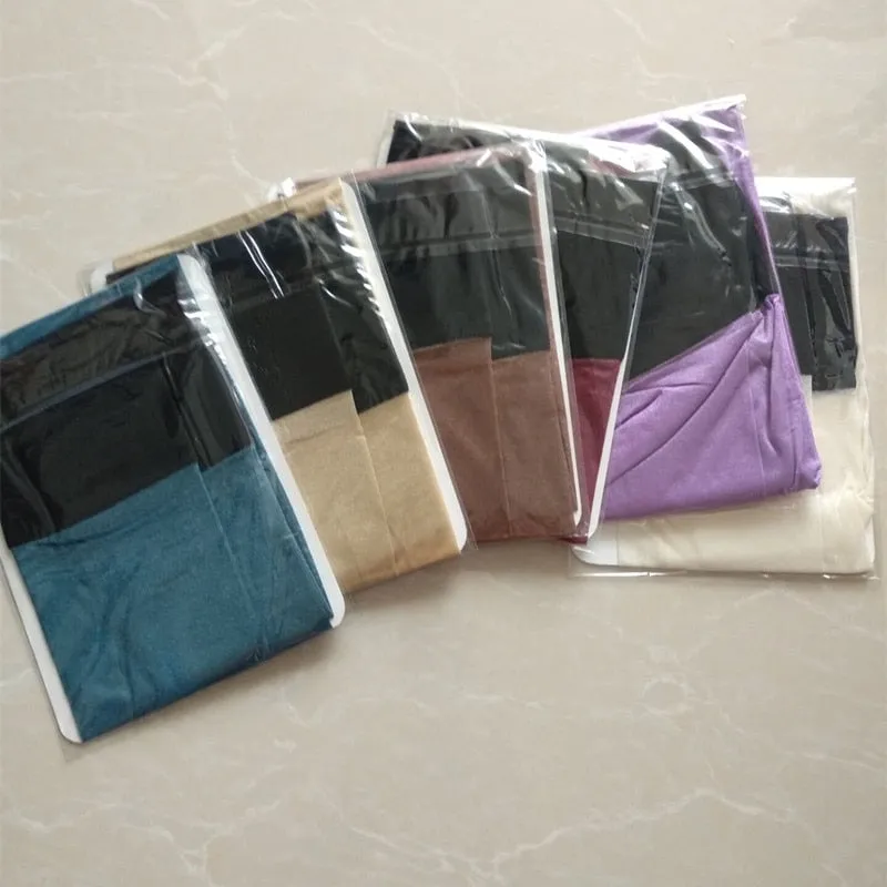 Sexy Ladies' Oil Shiny Opaque High Stockings Multi-colored