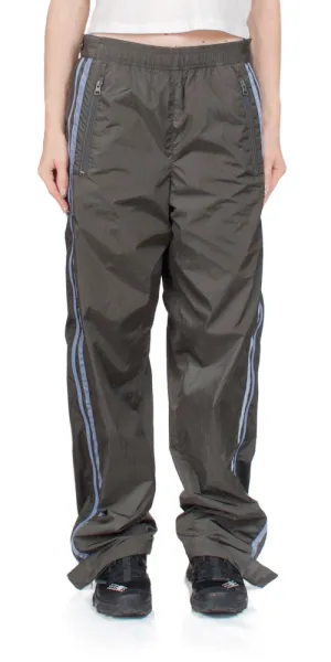 Side Zip Nylon Pant Bark