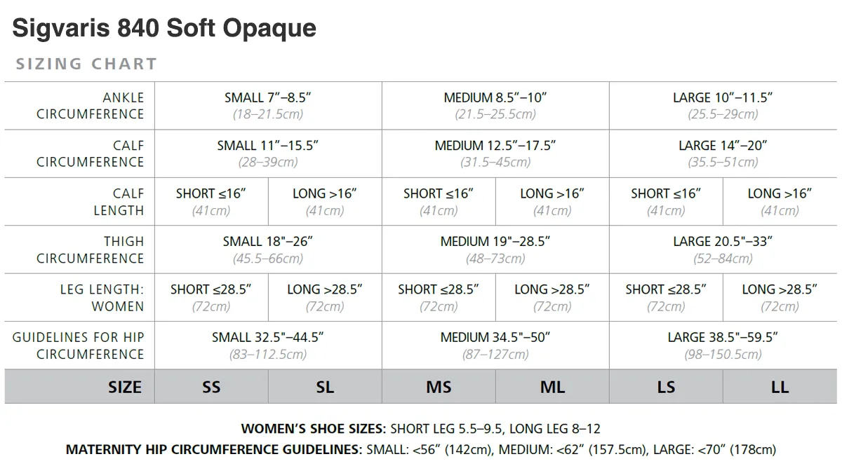 Sigvaris Soft Opaque Panty 15-20 mmHg