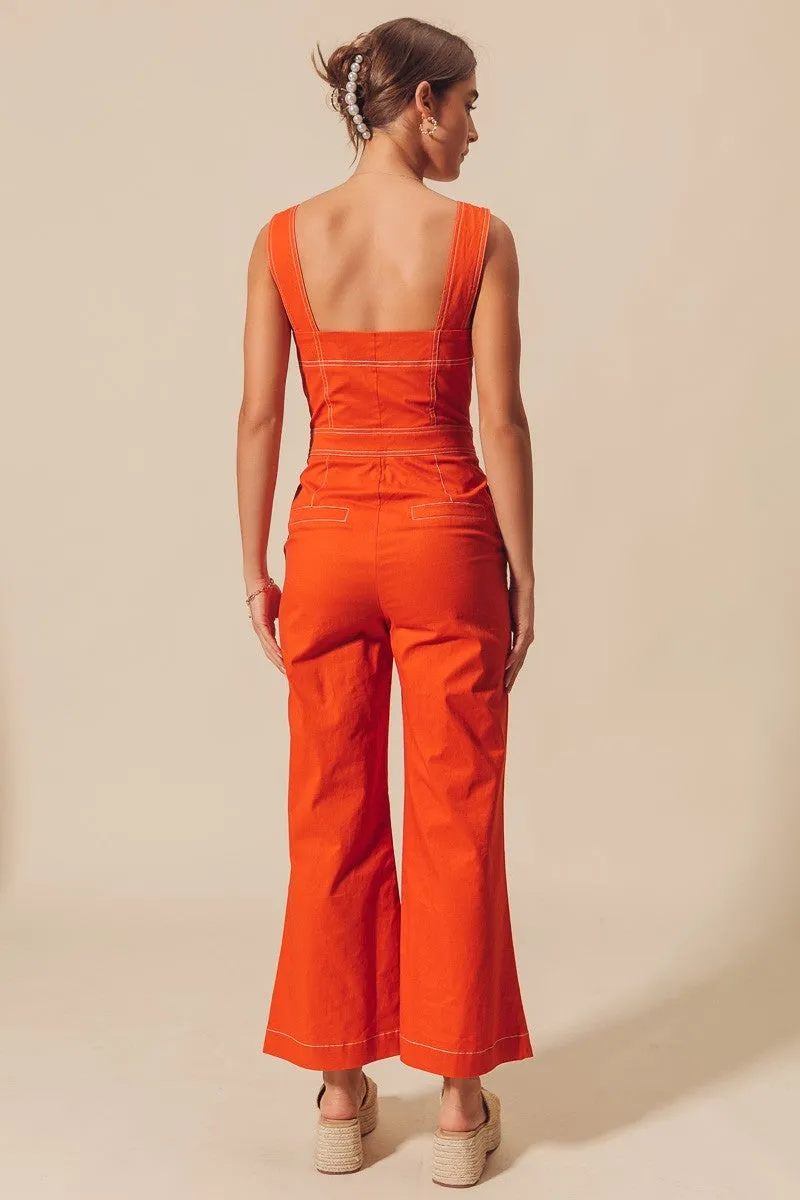 Social Styles Wide Leg Jumpsuit