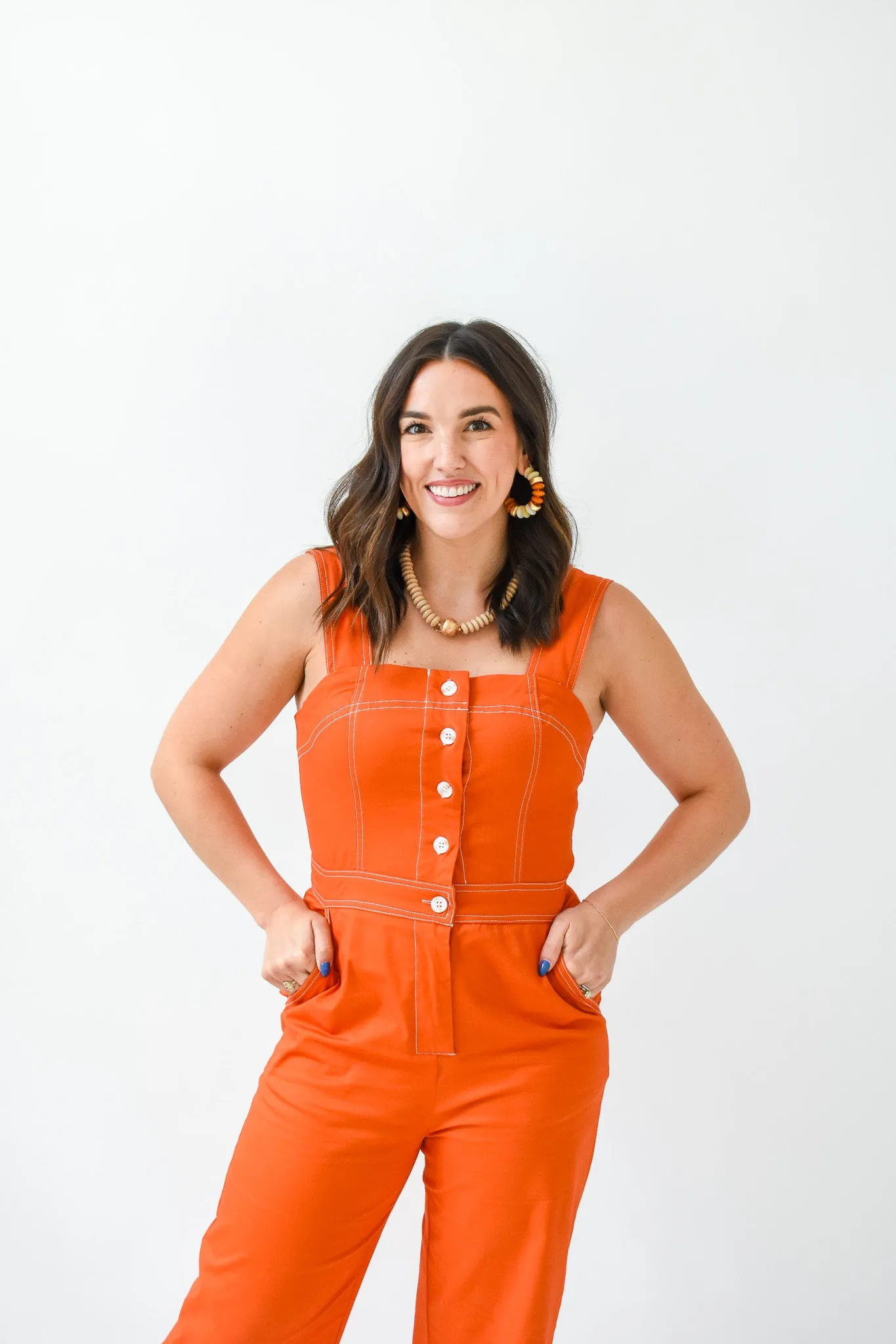 Social Styles Wide Leg Jumpsuit