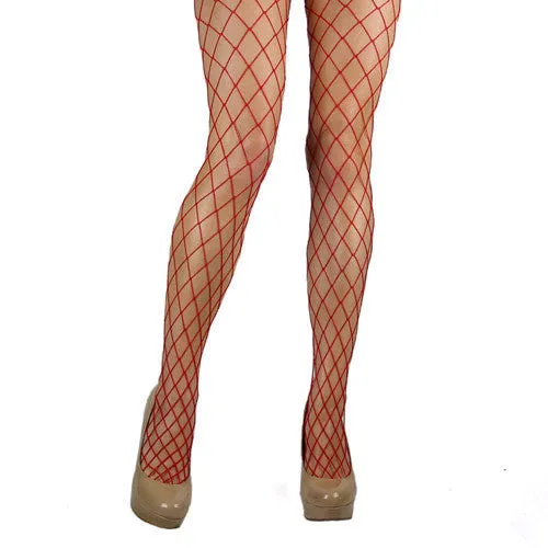Spandex Diamond Net Pantyhose