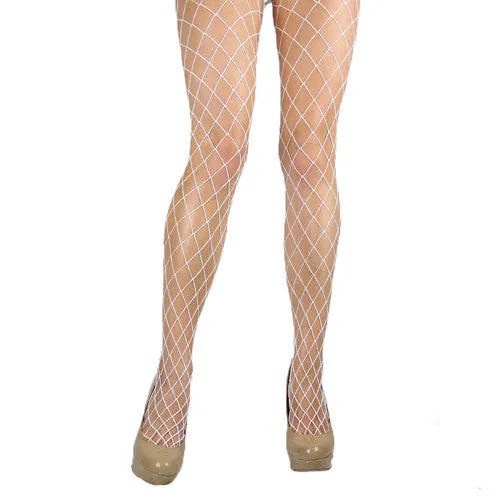 Spandex Diamond Net Pantyhose