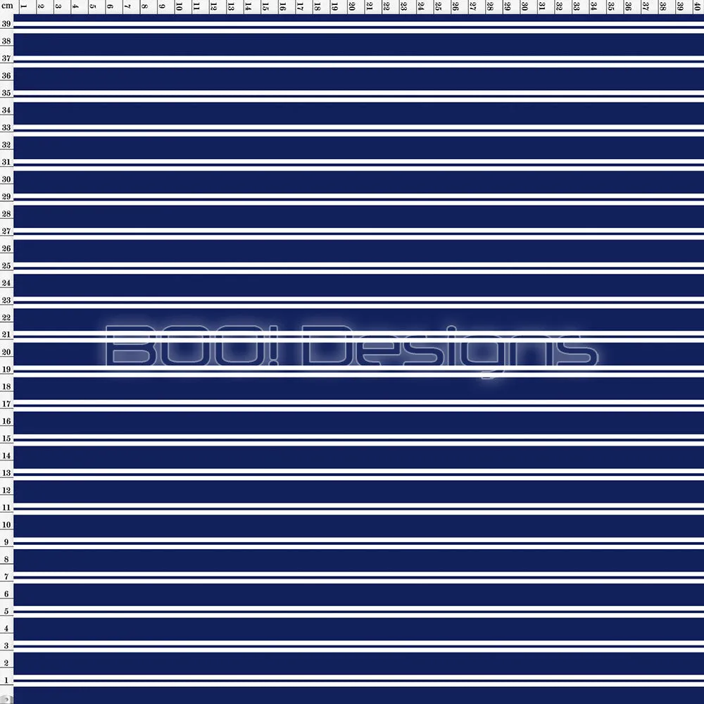 Spandex Double Stripe Navy