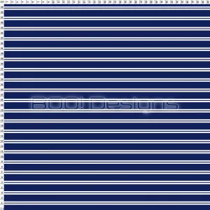 Spandex Double Stripe Navy