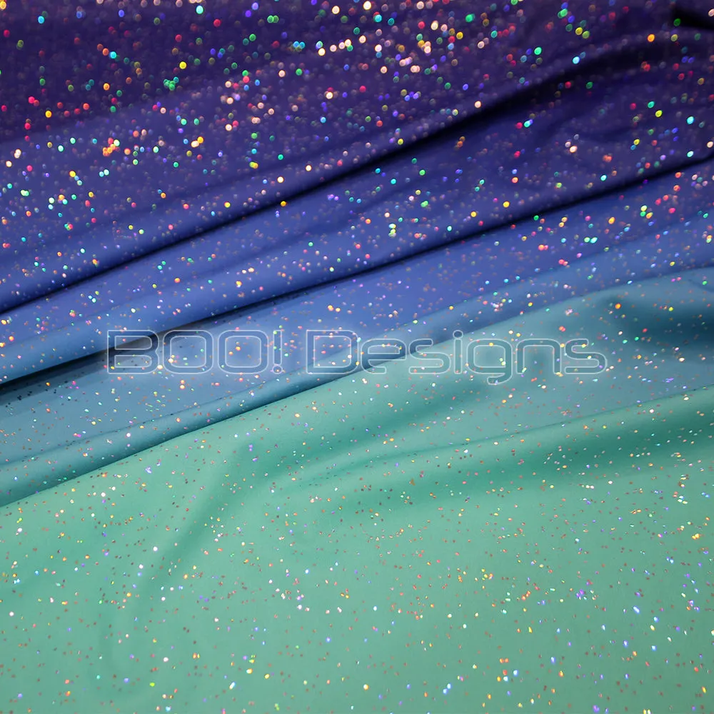Spandex Ombre Teal Royal