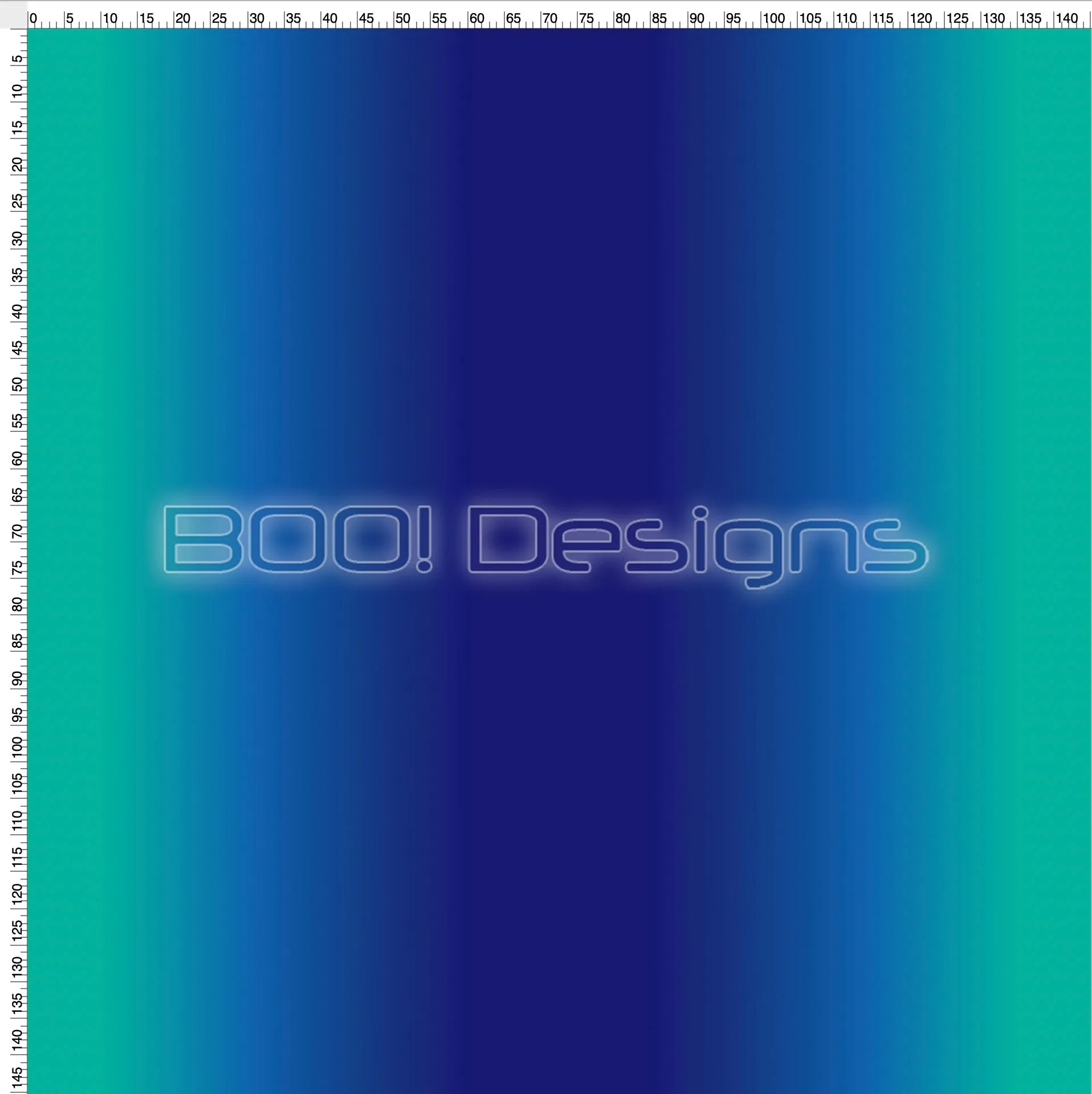 Spandex Ombre Teal Royal