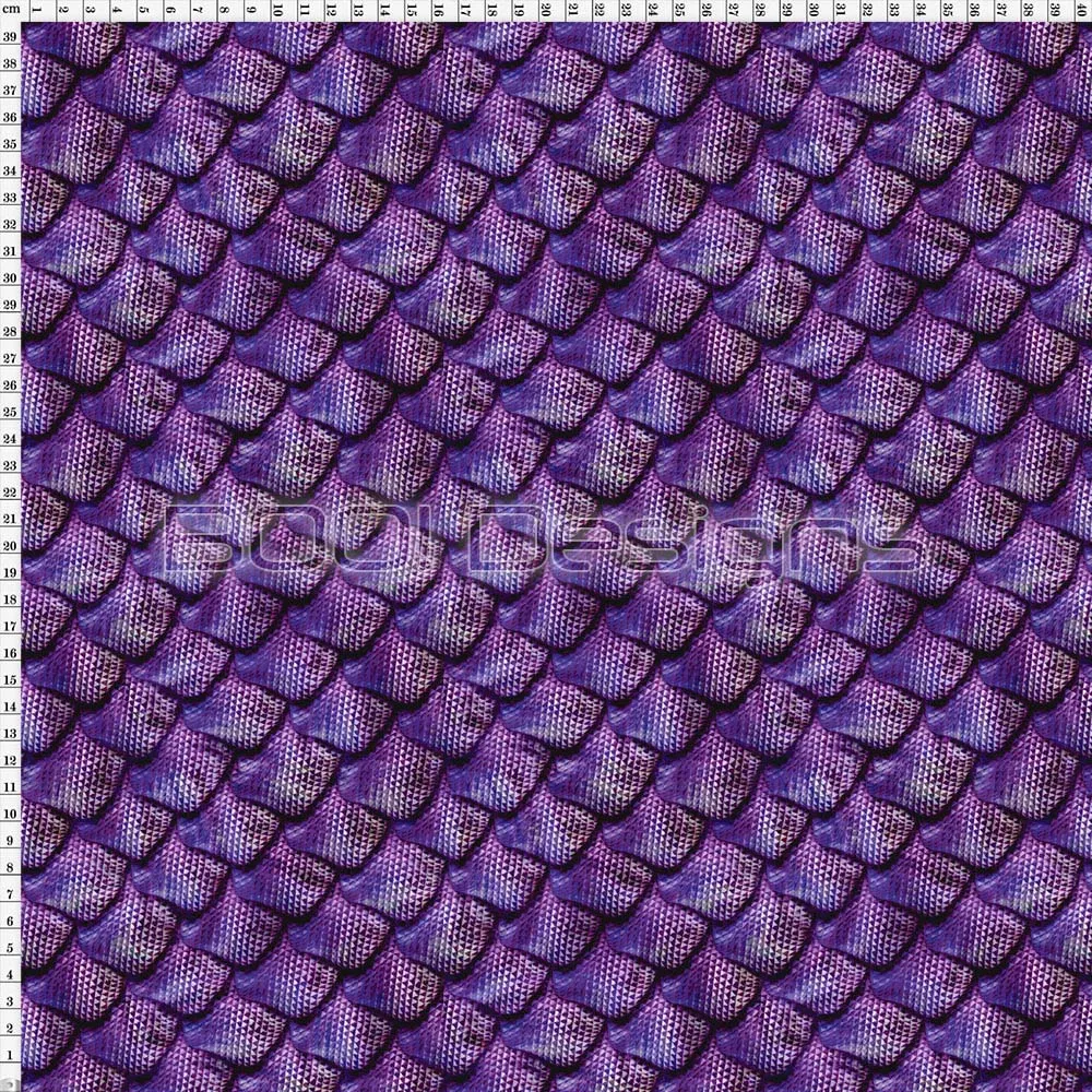 Spandex Scales Purple