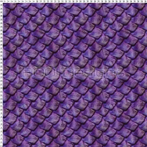 Spandex Scales Purple
