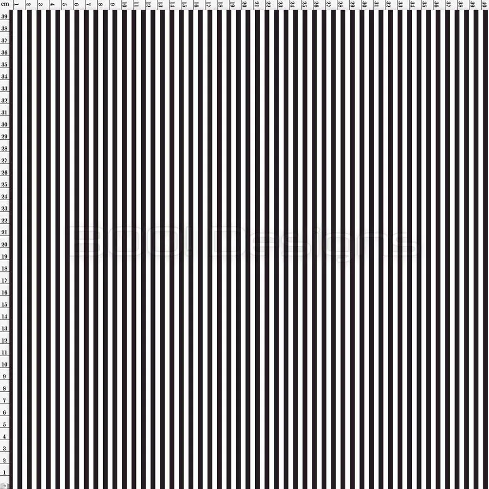 Spandex Stripes 4mm Black - Spandex 190gsm